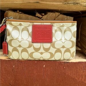 Coach Sateen Wristlet